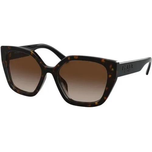 Stylish Havana Sunglasses for Women , female, Sizes: 52 MM - Prada - Modalova