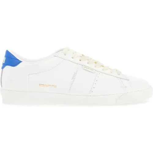 Minimal Leather Sneakers with Perforations , male, Sizes: 10 UK, 9 UK, 6 UK, 8 UK - Golden Goose - Modalova