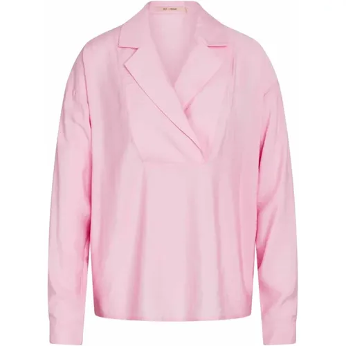 Elegante Wickelbluse in Rosewater , Damen, Größe: M - RUE de FEMME - Modalova