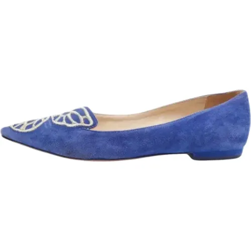 Pre-owned Flats, female, , Size: 6 1/2 US Pre-owned Suede flats - Sophia Webster Pre-owned - Modalova