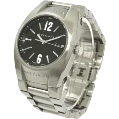 Pre-owned Watches, female, , Size: ONE SIZE Pre-owned Stainless Steel watches - Bvlgari Vintage - Modalova