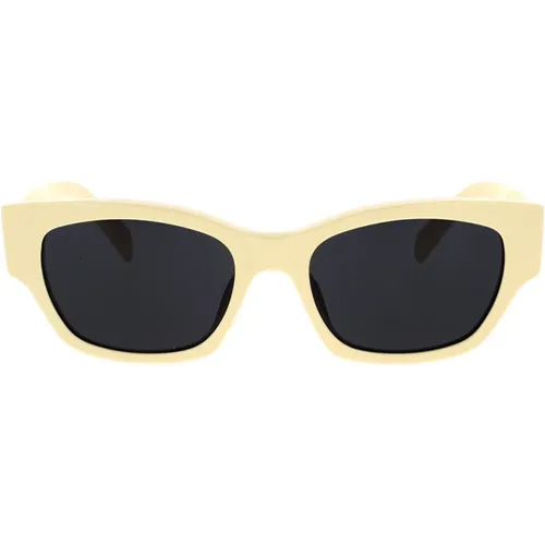 Monochrom Cat-Eye Sonnenbrille,Monochrome Cat-eye Sonnenbrille Grau - Celine - Modalova