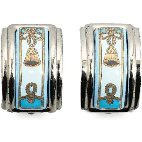 Pre-owned Jewellery, female, , Size: ONE SIZE Pre-owned Metal earrings - Hermès Vintage - Modalova