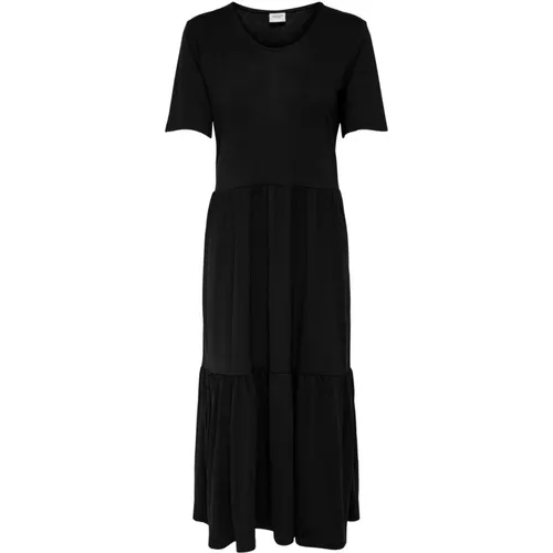 Schwarzes Kleid für Frauen , Damen, Größe: M - Jacqueline de Yong - Modalova