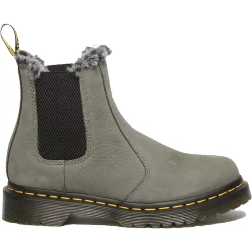 Chelsea Boots, male, , Size: 5 US 2976 Chelsea Leonore Nickel Grey Boot - Dr. Martens - Modalova