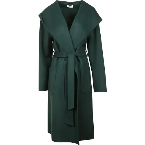 Belted Coats, female, , Size: L Leak Wool Midi Coat - P.a.r.o.s.h. - Modalova