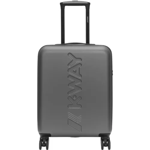 Metallic Grey Cabin Suitcase - Size: TU, Color: Metallic Grey , male, Sizes: ONE SIZE - K-way - Modalova