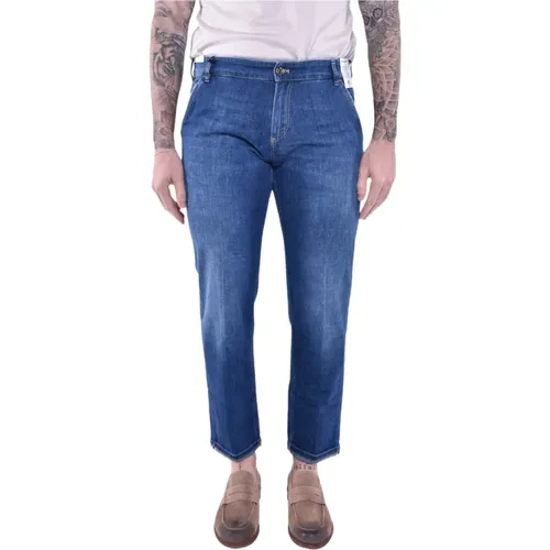 Straight Jeans, male, , Size: W38 Soft Touch Light Stretch Denim Pants - PT Torino - Modalova