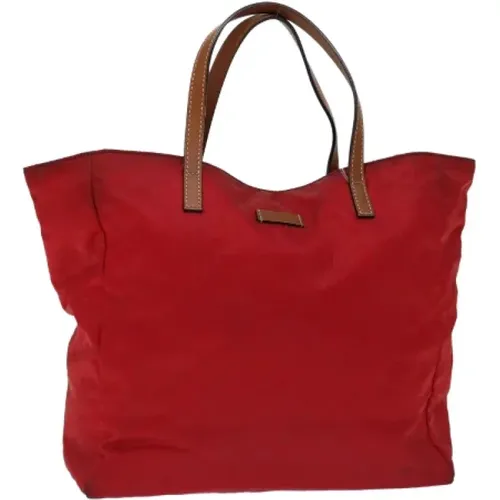 Pre-owned Tote Bags, female, , Size: ONE SIZE Pre-owned Canvas gucci-bags - Gucci Vintage - Modalova