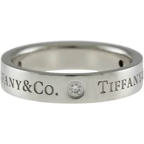 Pre-owned Jewellery, female, , Size: ONE SIZE Pre-owned Platinum rings - Tiffany & Co. Pre-owned - Modalova