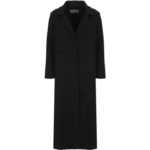 Wool Coat with Peak Lapel , female, Sizes: S - D.Exterior - Modalova