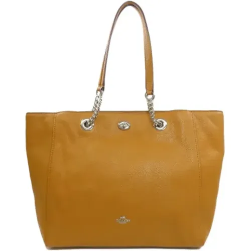 Pre-owned Tote Bags, female, , Size: ONE SIZE Pre-owned Leather handbags - Coach Pre-owned - Modalova