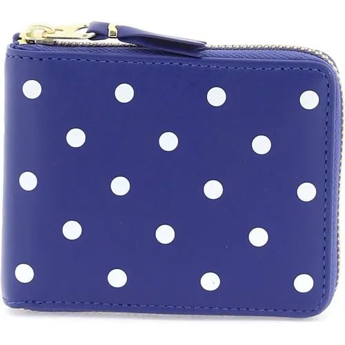 Polka Dot Zip Around Wallet , male, Sizes: ONE SIZE - Comme des Garçons - Modalova