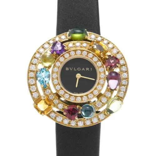 Pre-owned Watches, female, , Size: ONE SIZE Pre-owned Yellow Gold watches - Bvlgari Vintage - Modalova