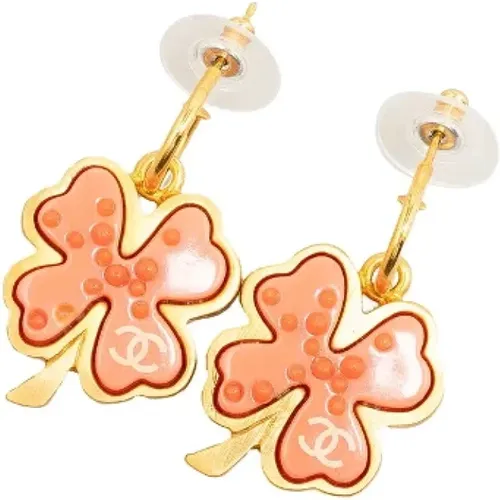 Pre-owned Jewellery, female, , Size: ONE SIZE Pre-owned Plastic earrings - Chanel Vintage - Modalova