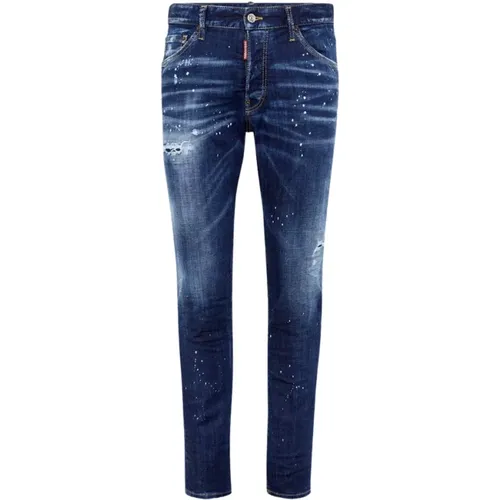 Slim-fit Jeans, male, , Size: M 5 Pocket Pants - Dsquared2 - Modalova