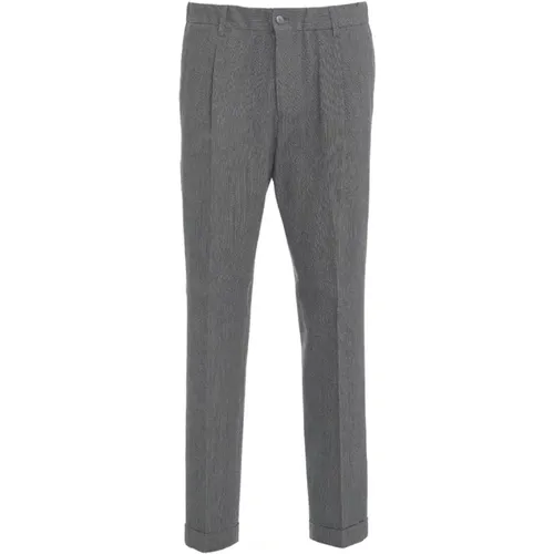 Men's Clothing Trousers Grey Ss24 , male, Sizes: L - Briglia - Modalova