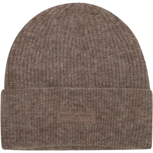 Stilvolle Beanie Strick Accessoire Walnuss - Heartmade - Modalova