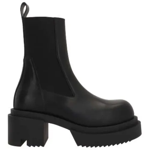 Leather Platform Boots , female, Sizes: 4 UK, 5 UK, 6 UK - Rick Owens - Modalova