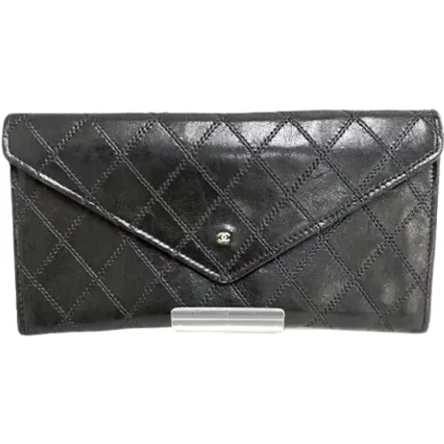 Pre-owned Wallets, female, , Size: ONE SIZE Pre-owned Leather wallets - Chanel Vintage - Modalova