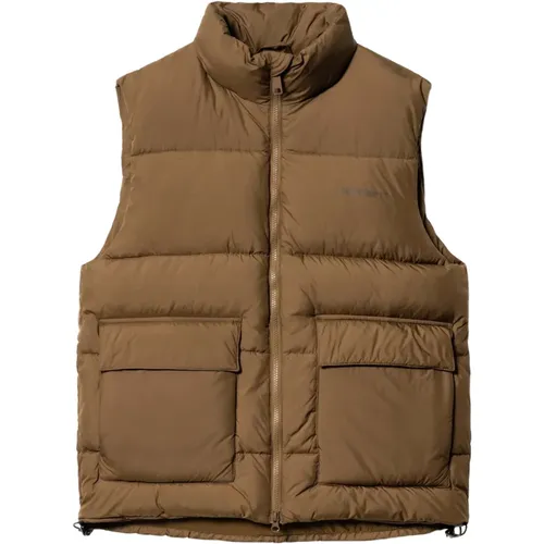 Vests, male, , Size: L Springfield Vest - Carhartt WIP - Modalova