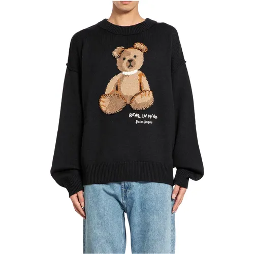 Bear in Mind Grafik Pullover - Palm Angels - Modalova