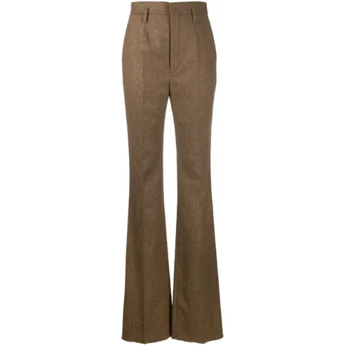 Wide Trousers , female, Sizes: M - Saint Laurent - Modalova