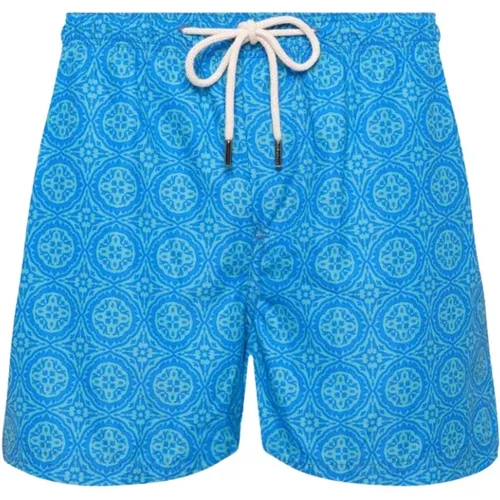 Mediterranean Style Swim Shorts , male, Sizes: M, 2XL - Peninsula - Modalova