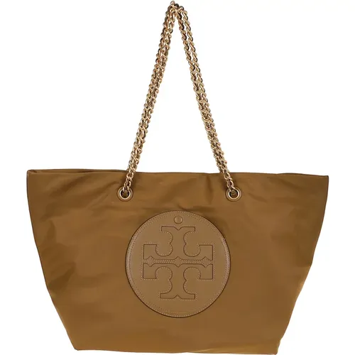 Brown Shopper Bag Ella , female, Sizes: ONE SIZE - TORY BURCH - Modalova