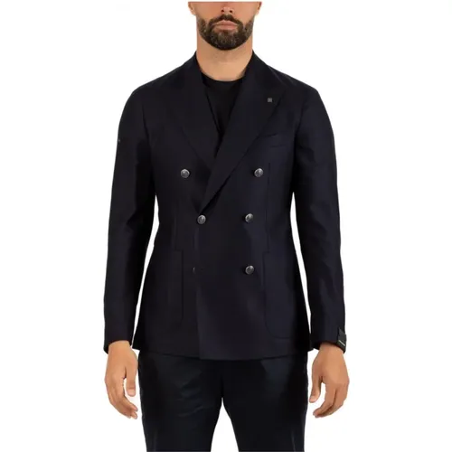 Mens Jacket Tailored Style , male, Sizes: L, M, S, XL - Tagliatore - Modalova
