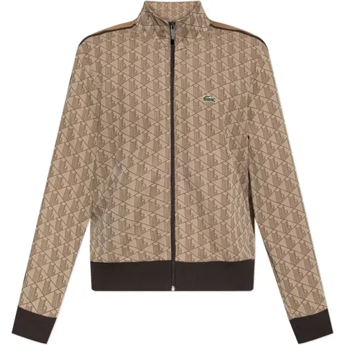 Zip-throughs, male, , Size: XL Sweatshirt with logo - Lacoste - Modalova