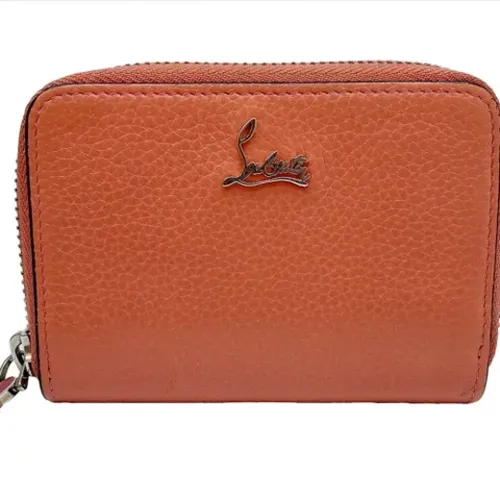 Pre-owned Wallets, female, , Size: ONE SIZE Pre-owned Leather wallets - Christian Louboutin Pre-owned - Modalova