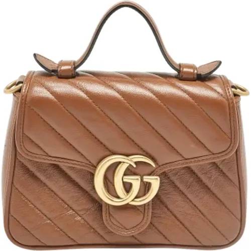 Pre-owned Leather handbags , female, Sizes: ONE SIZE - Gucci Vintage - Modalova