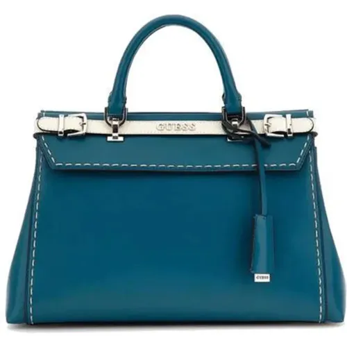 Aqua Rectangular Handbag , female, Sizes: ONE SIZE - Guess - Modalova