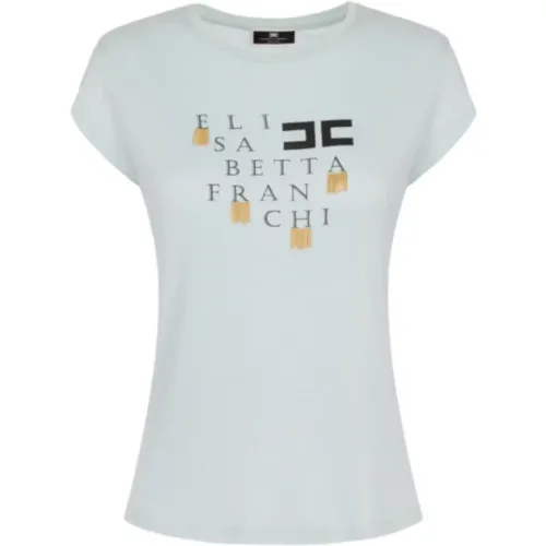 T-Shirts , Damen, Größe: L - Elisabetta Franchi - Modalova