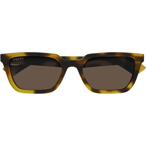 Lettering Large Sunglasses , unisex, Sizes: 55 MM - Gucci - Modalova