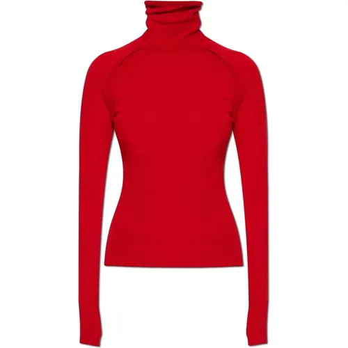 Turtlenecks, female, , Size: XS Wool turtleneck - Victoria Beckham - Modalova