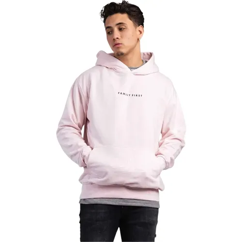 Hoodies, male, , Size: M Box Logo Hoodie - Family First - Modalova