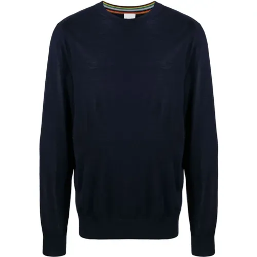 Midnight Merino Wool Sweater , Herren, Größe: XL - Paul Smith - Modalova