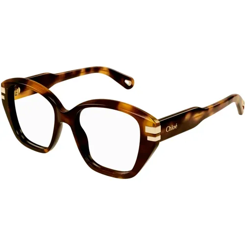 Modische Brille in Schwarz,Mode Brille Schwarzer Rahmen - Chloé - Modalova