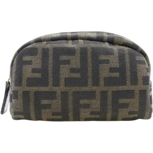 Pre-owned Canvas clutches , female, Sizes: ONE SIZE - Fendi Vintage - Modalova