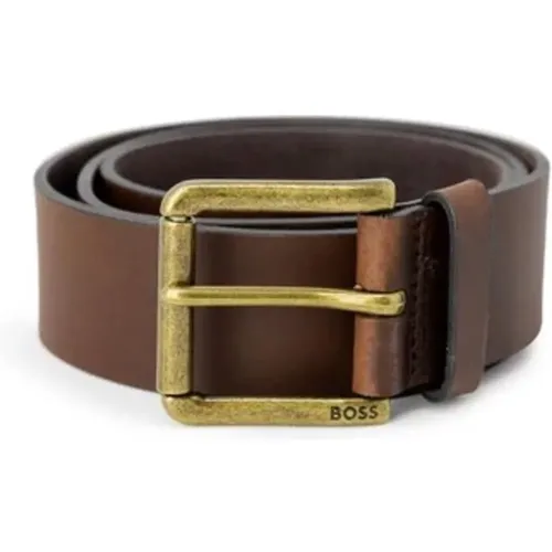 Belts, male, , Size: 85 CM Classic Leather Belt Collection - Hugo Boss - Modalova