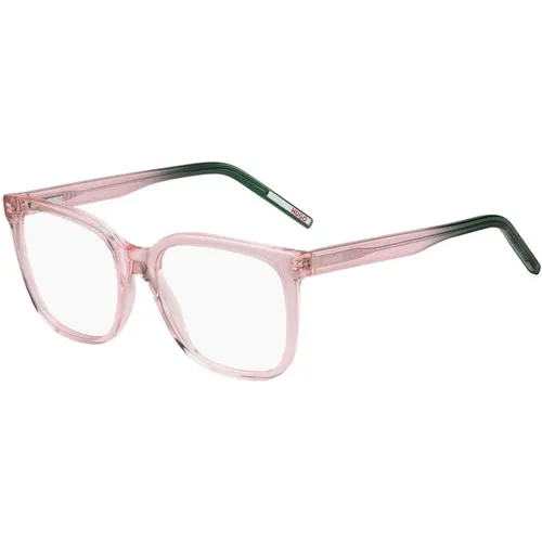 Glasses, female, , Size: ONE SIZE Acetate Frames with Pink Dial - Hugo Boss - Modalova