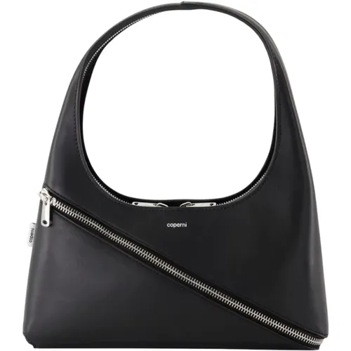 Handbags, female, , Size: ONE SIZE Leather Handbag with Top Handle - Coperni - Modalova