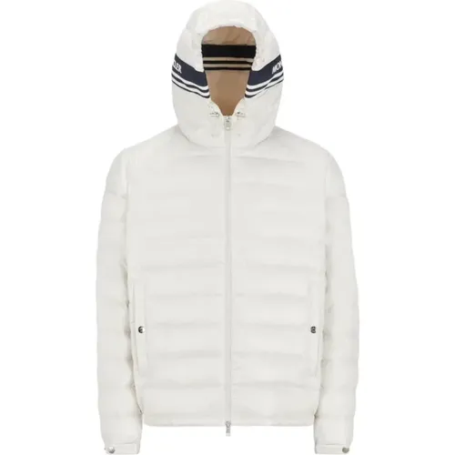 Short Down Jacket Offwhite , male, Sizes: 2XL - Moncler - Modalova