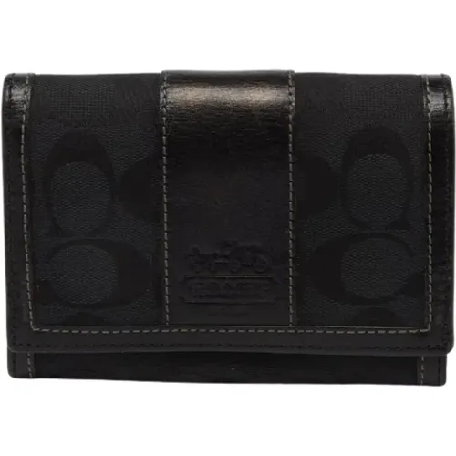 Pre-owned Wallets, female, , Size: ONE SIZE Pre-owned Canvas wallets - Coach Pre-owned - Modalova