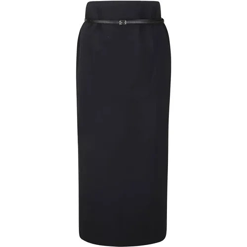 Delta Maxi Skirt with Leather Belt , female, Sizes: XS - 16Arlington - Modalova