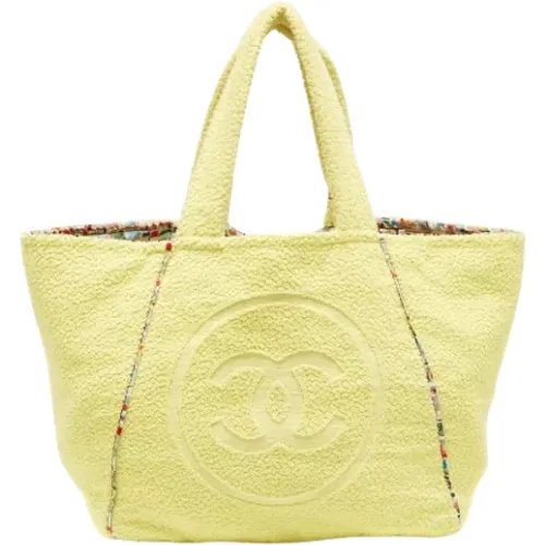 Pre-owned Tote Bags, female, , Size: ONE SIZE Pre-owned Fabric totes - Chanel Vintage - Modalova