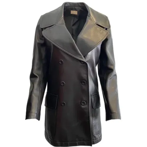 Pre-owned Leather outerwear , female, Sizes: XS - Alaïa Pre-owned - Modalova