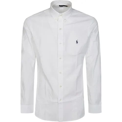 Stretch Poplin Shirt , male, Sizes: L, XL, M - Ralph Lauren - Modalova